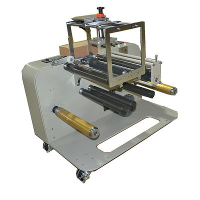 PLC Programmable Film Slitting Rewinding Machine Untuk Automatic Payoff Takeup
