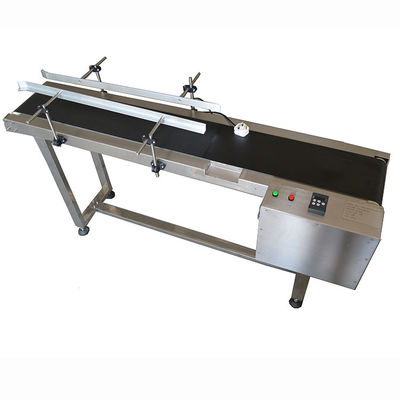 Baffle disesuaikan 25m / Min Botol Kaleng Mesin Conveyor Coding