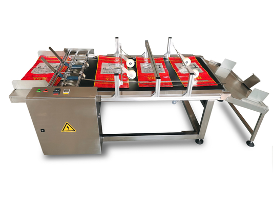 Tanggal Kode Otomatis Mesin Feeder gesekan Vacuum Adsorpsi Untuk kantong beras