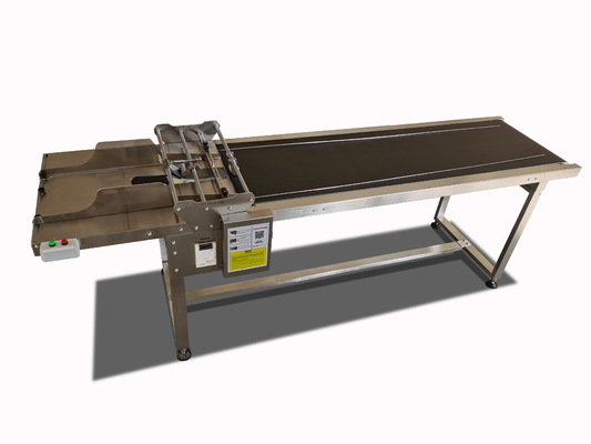 Food Line Semi Automatic Friction Feeder Mesin Pertandingan Dengan Inkjet Printer
