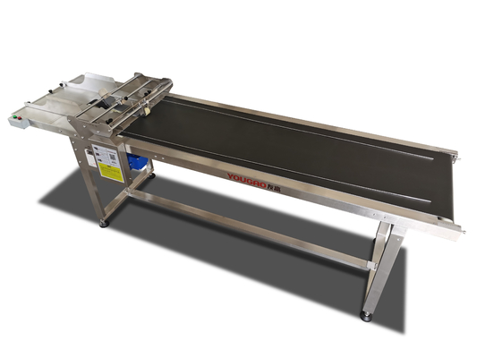 Frekuensi Variabel 2200mm Baja tahan karat Mesin Feeder Friksi Panjang
