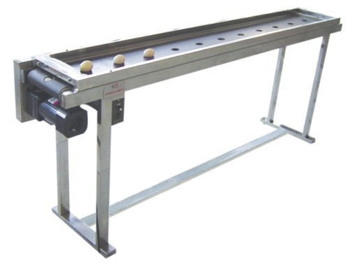 Stainless Steel Akurat Posisi Elektronik telur tanggal pengkodean Conveyor