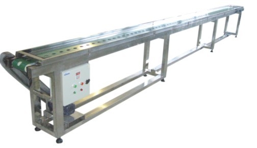 Stainless Steel Akurat Posisi Elektronik telur tanggal pengkodean Conveyor
