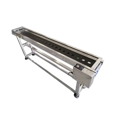 Stainless Steel Akurat Posisi Elektronik telur tanggal pengkodean Conveyor