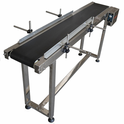Single Adjustable Baffle Inkjet Printer Conveyor Dengan Kecepatan Stabil