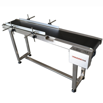 Single Adjustable Baffle Inkjet Printer Conveyor Dengan Kecepatan Stabil