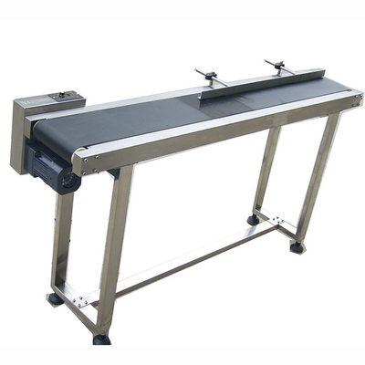 Single Adjustable Baffle Inkjet Printer Conveyor Dengan Kecepatan Stabil